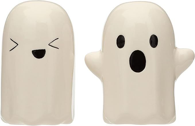 Pearhead Set Novelty Home Decorations, Set of 2, Ghost Salt & Pepper Shakers | Amazon (US)