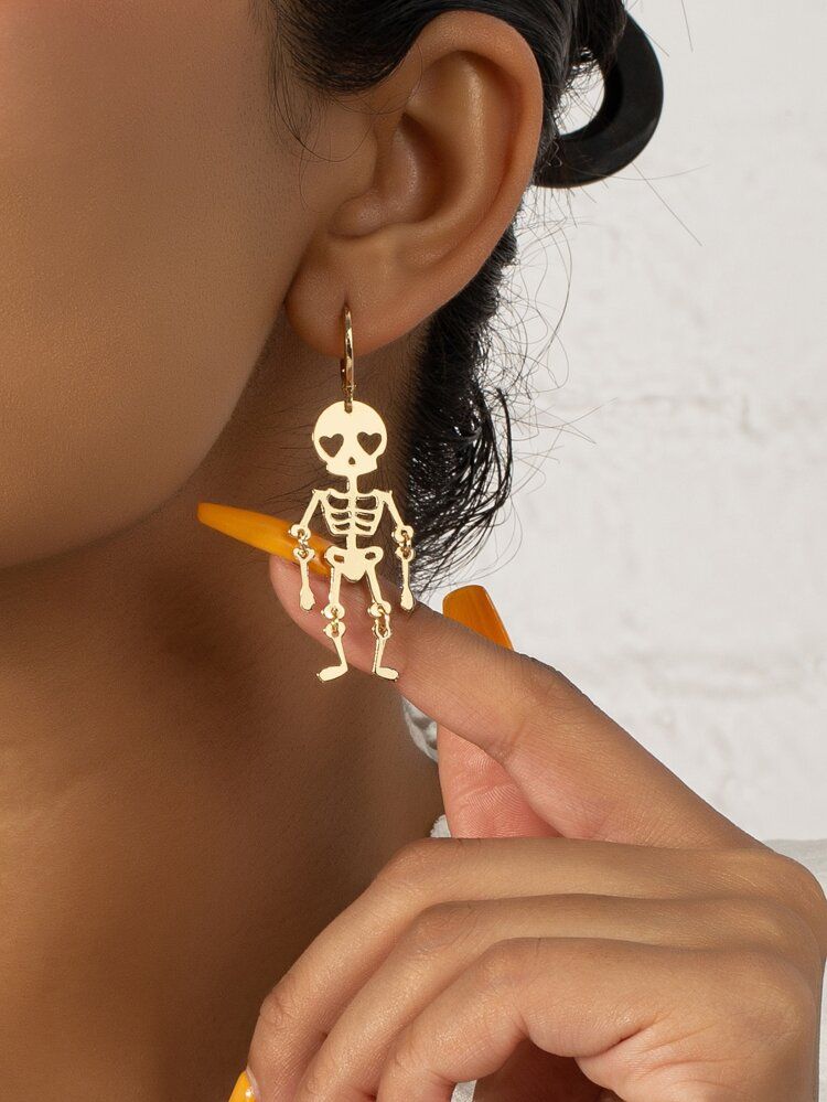 Skeleton Drop Earrings | SHEIN