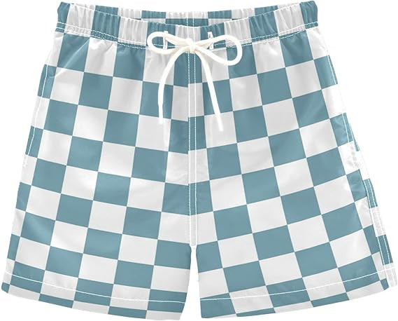 Buffalo Check Plaid Boys Swim Trunks Checkerboard Toddler Beach Board Shorts Summer Bathing Suit ... | Amazon (US)