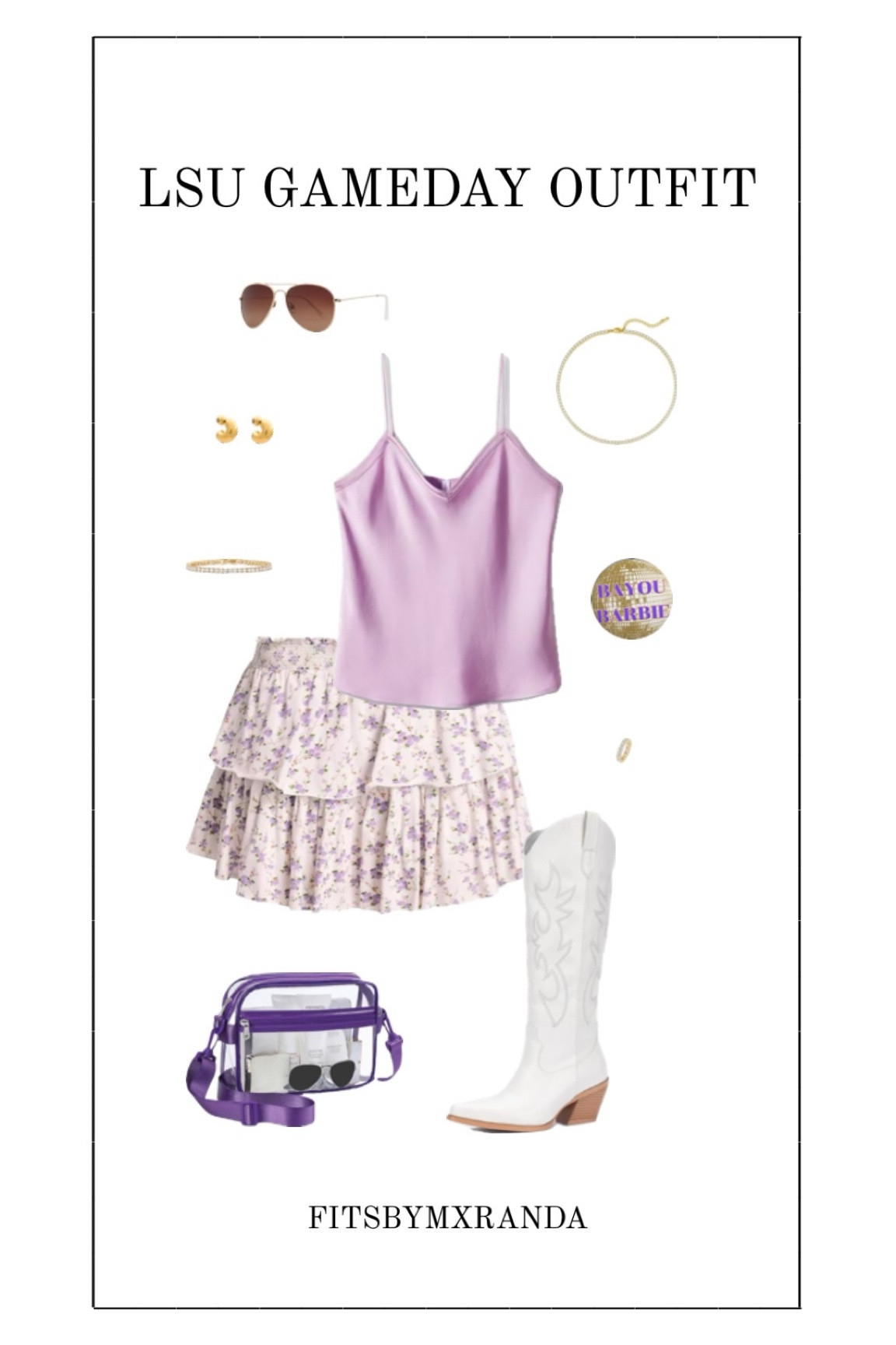 LSU Gameday Outfit

#LTKFindsUnder100 #LTKStyleTip #LTKU