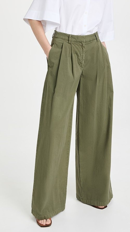 Nili Lotan Cotton Dillon Pants | SHOPBOP | Shopbop