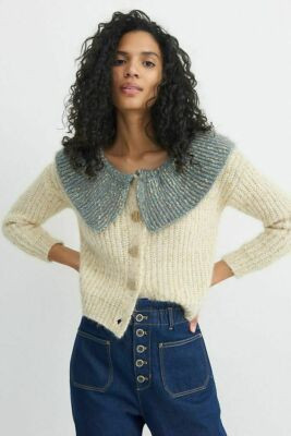 Anthropologie Raga Dorothy Cardigan Sweater Button Front Boho Beige Size L NWT  | eBay | eBay US