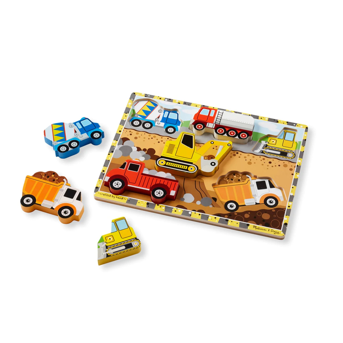 Construction Chunky Puzzle - 6 Pieces | Melissa and Doug