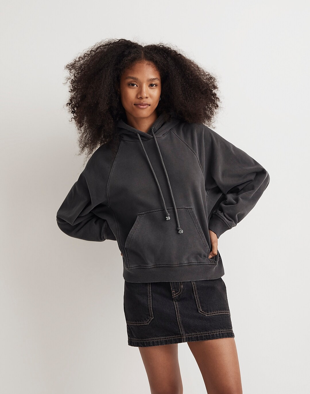 Terry Relaxed Raglan-Sleeve Sweatshirt | Madewell