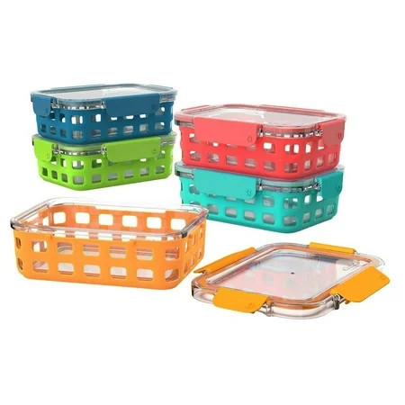 Ello Glass Meal Prep Food Storage Container Set, 10 Count | Walmart (US)