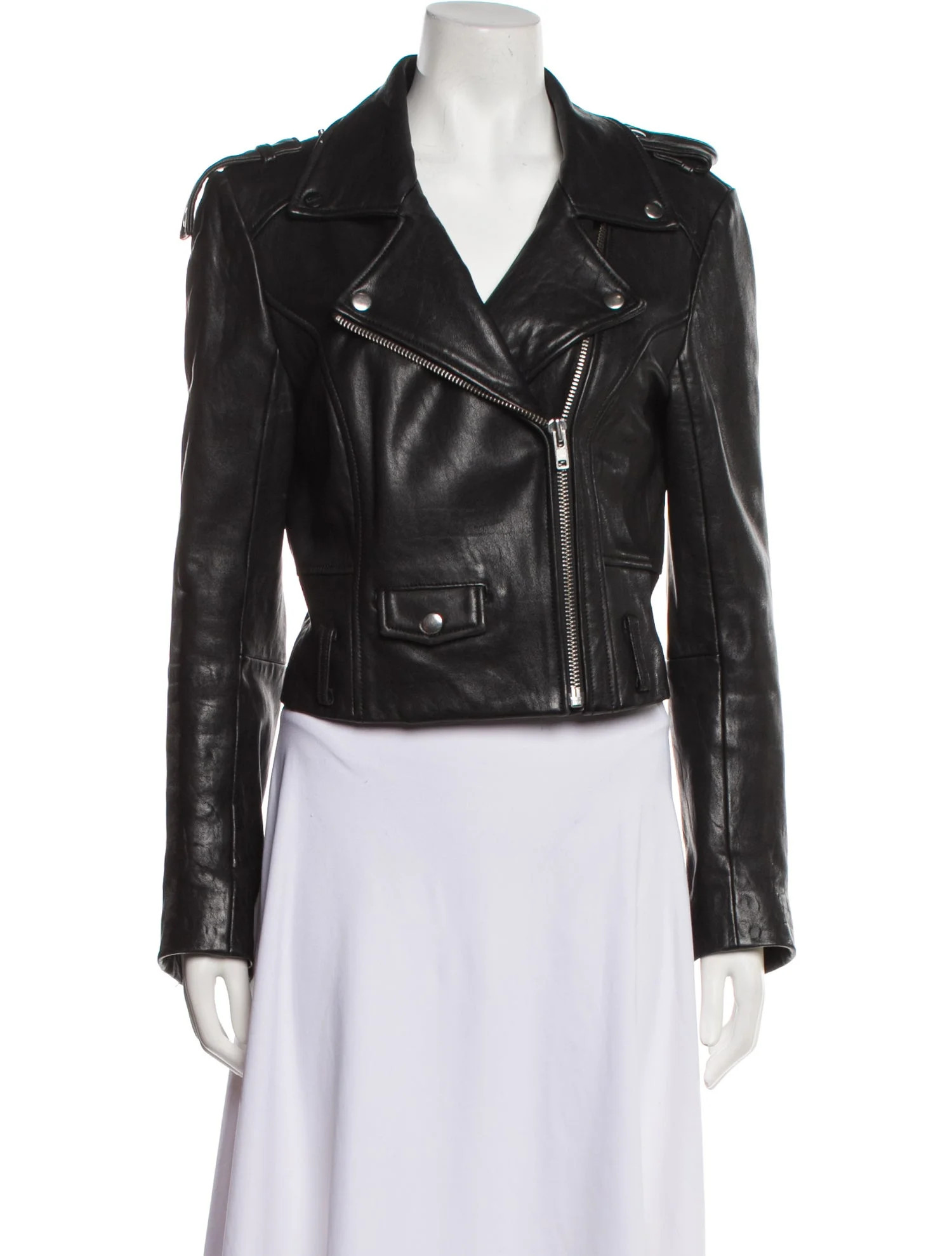Leather Biker Jacket | The RealReal