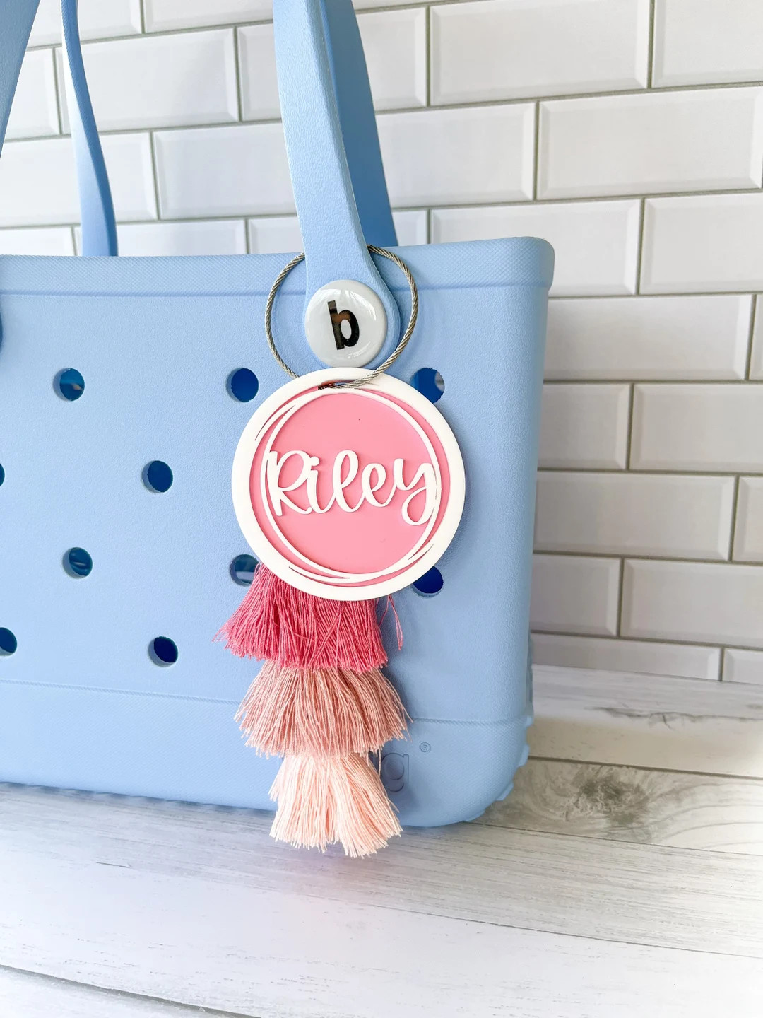 Bogg Bag Name Keychain, personalized bag charm, beach tote name tag, Bogg bag accessory, Bogg bag... | Etsy (US)