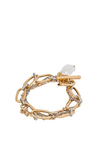 Monroe Bracelet in Gold & Silver | Revolve Clothing (Global)