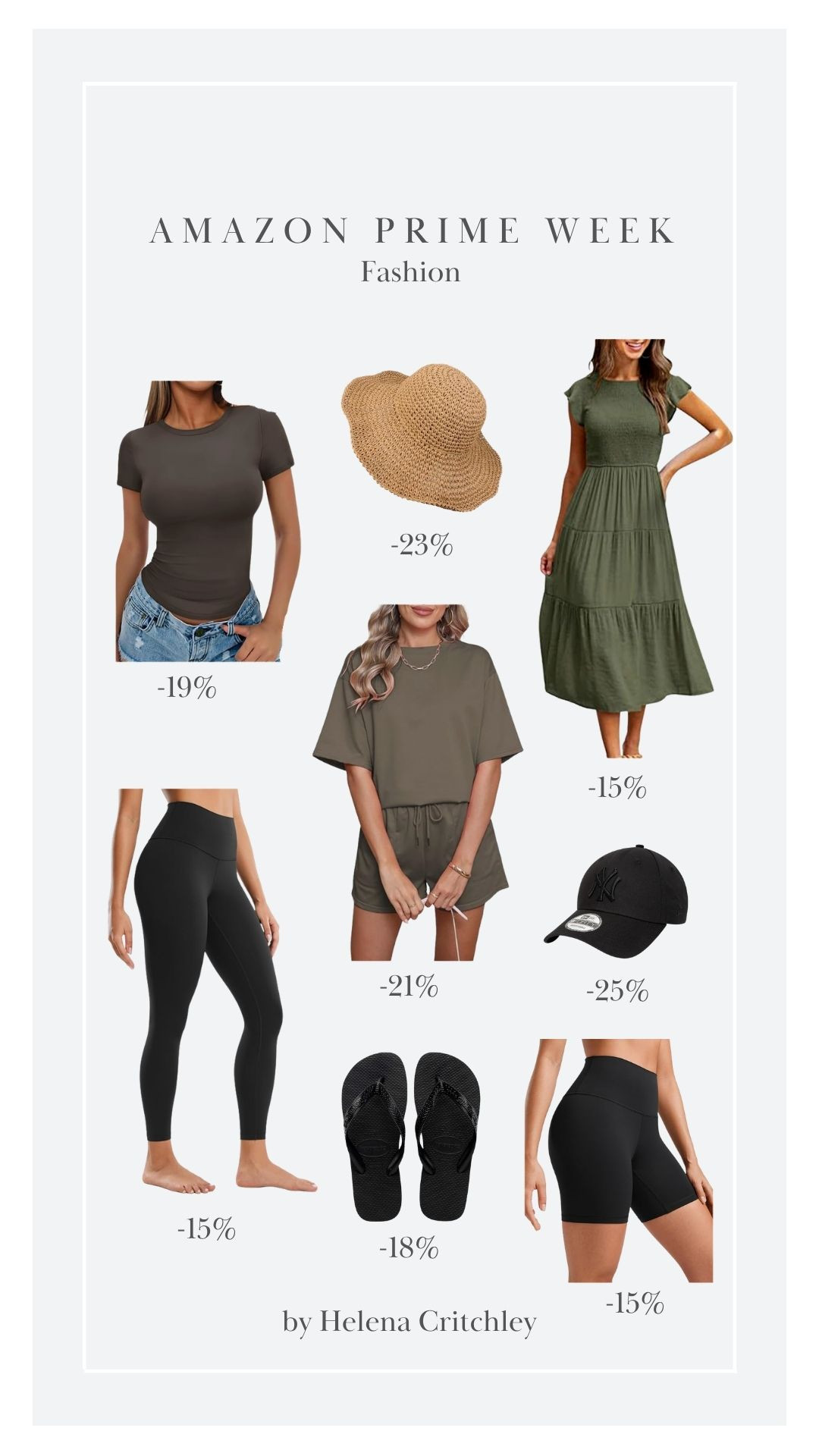 Amazon Prime Fashion Deals

Black Flip Flops, Woven Straw Hat, Black Baseball Cap, Casual Summer Basics, Travel Outfit Staples, Everyday Loungewear, Activewear Essentials, Affordable Amazon Fashion 

 #LTKuk #LTKsummer #LTKeurope