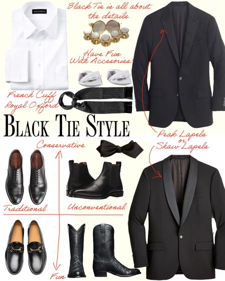 The beginning of the year always marks times where I have to break out the tux for black tie events. Here in Louisiana we’re getting ready for Mardi Gras and all the balls that come with it but this black tie guide will serve anyone going to a formal event. For me, Black tie is all about the details. Get the basics right and then have fun with the accessories- shoes, cufflinks, lapel styles - it’s all up for grabs! 

#LTKmens #LTKstyletip #LTKwedding