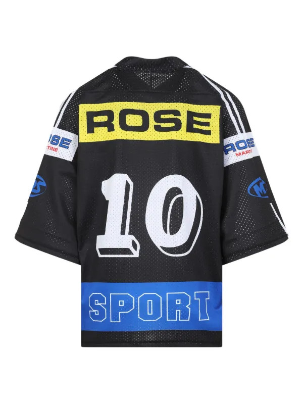 Martine Rose Oversized Mesh T-shirt | Black | FARFETCH | Farfetch Global