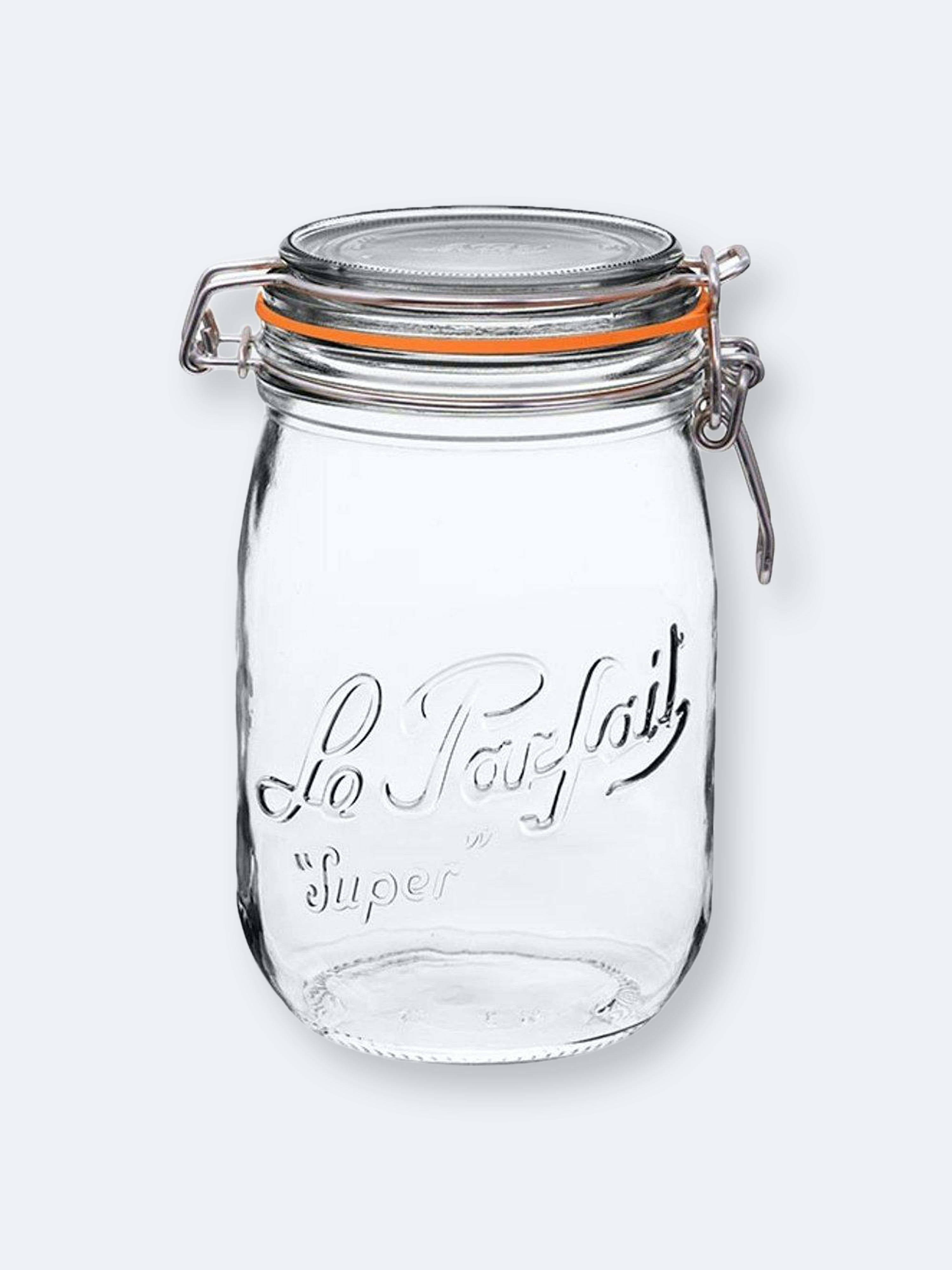 Le Parfait Super Jars - 1L (32OZ) / SET OF 4 - Also in: 500ML (16OZ)/ SET OF 6, 750ML (24OZ)/ SET OF | Verishop