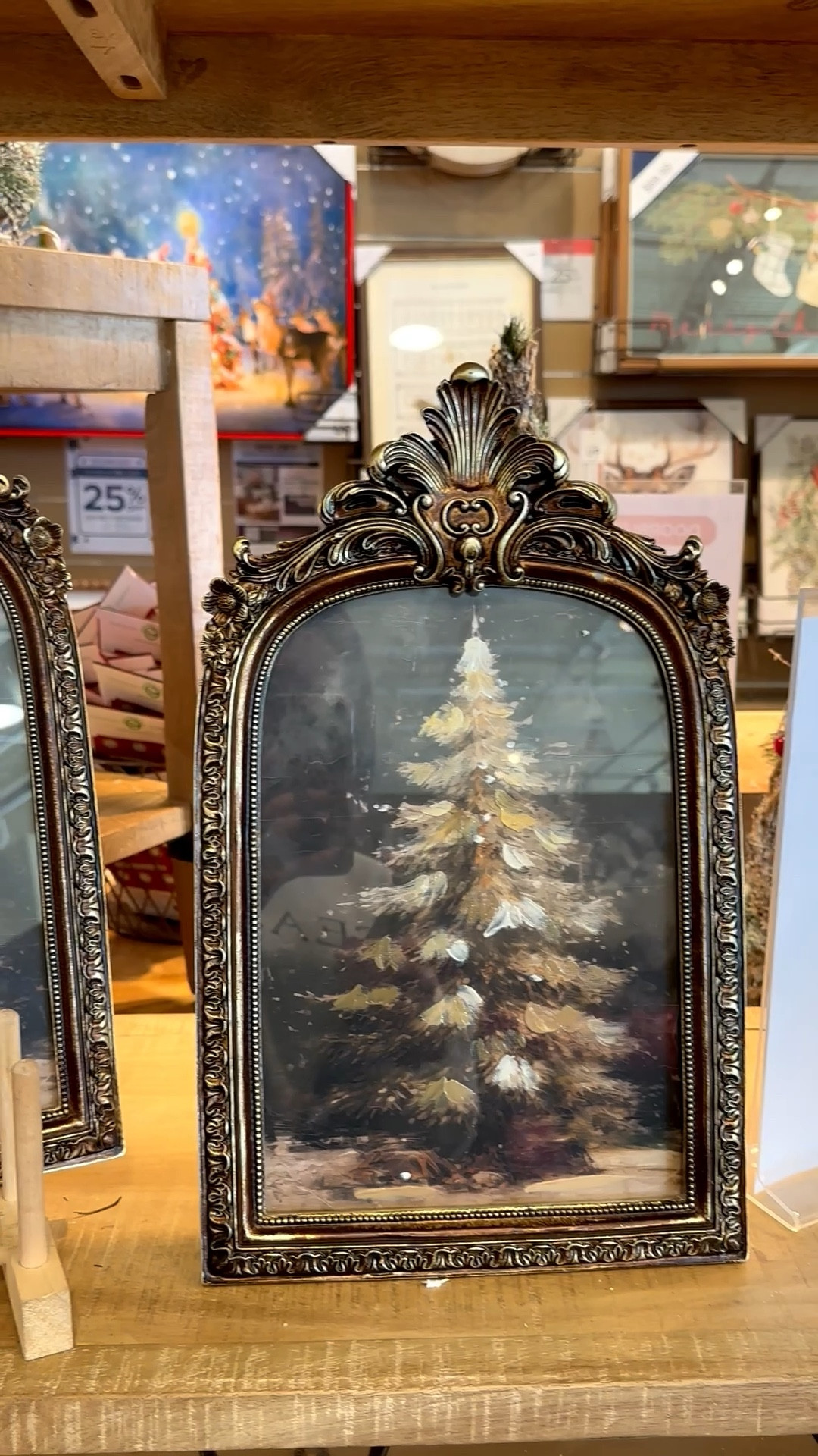 Antique gold frame with Christmas tree art at Kirkland’s and it’s on sale! It is stunning and had to bring one home😍 also linked the garland we got that is on sale!! Great quality and looks real 

Antique frame, Anthro mirror look alike, gold antique frame, Christmas artwork, Christmas decor, tabletop decor, Anthropologie look alike

#LTKHoliday #LTKHome #LTKSaleAlert