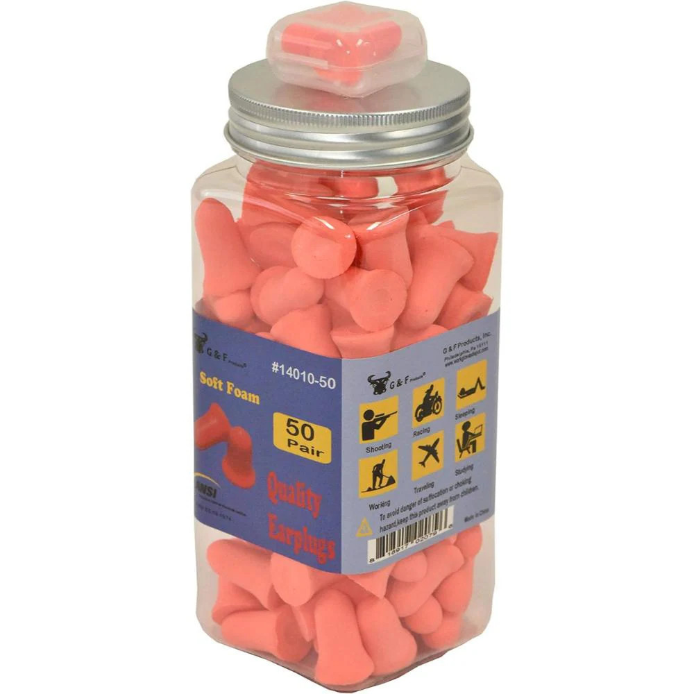 G & F Products G and F Products Ear Plugs 34dB Sound Blocking Snoring Reduction 50 Pairs one_size | 14010 | Lowe's