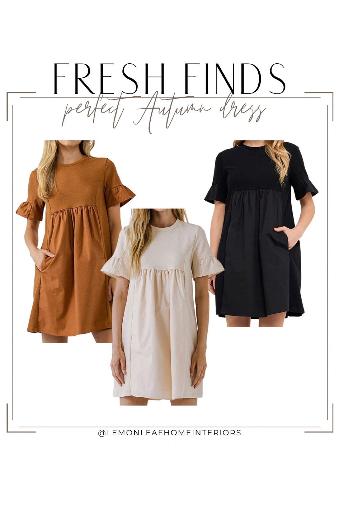 Perfect casual dress for late summer early autumn. Comes in many colors. Amazon find



#LTKSeasonal #LTKunder100 #LTKstyletip