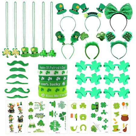 Tumao St Patricks Day Accessories Party Favor Set, Patricks Day Costume Accessories Set, St Patricks Day Party Supplies | Walmart (US)