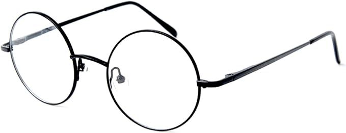 Amazon.com: Big Mo’s Toys Wizard Glasses - Round Wire Costume Glasses Accessories For Dress Up ... | Amazon (US)