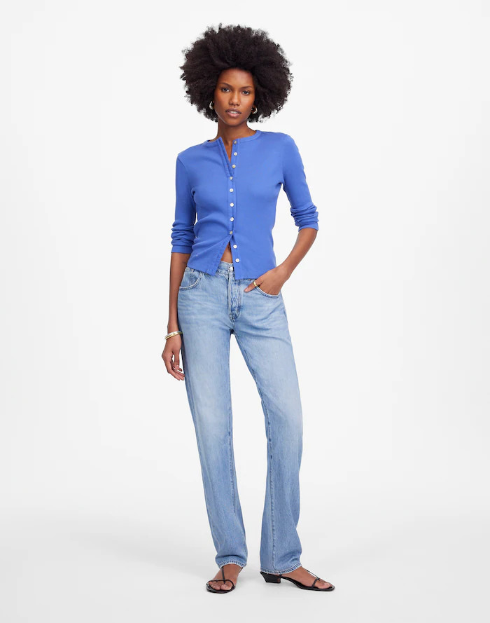 The Dean Easy Straight Jean in Northridge Wash: Airy Denim Edition | Madewell
