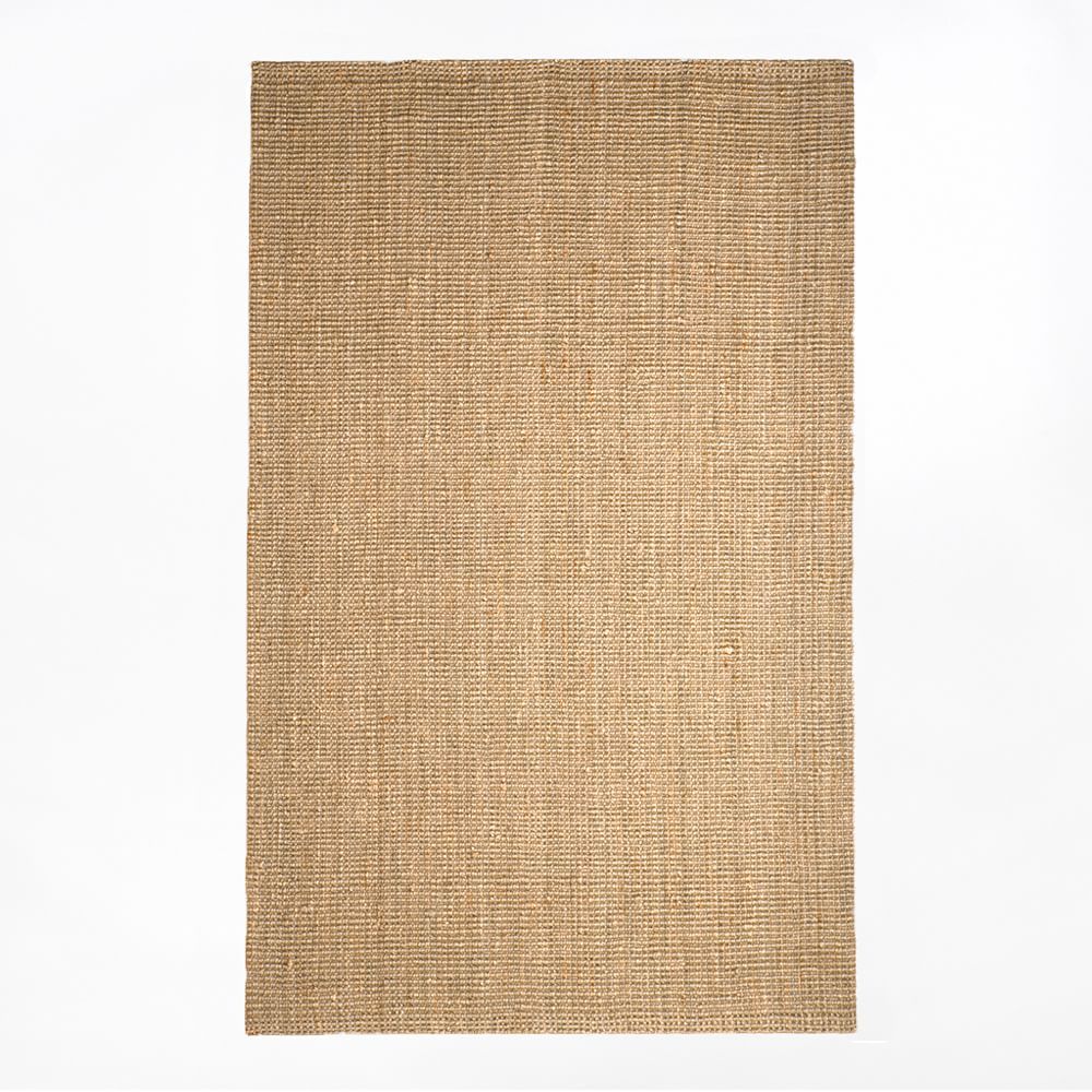 Jute Boucle Rug, 9x12, Flax | West Elm (US)