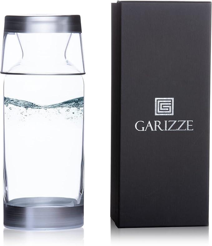 GARIZZE Bedside Water Carafe and Glass Set for Bedroom, Bedside Carafe and Glass Set, Mouthwash D... | Amazon (US)