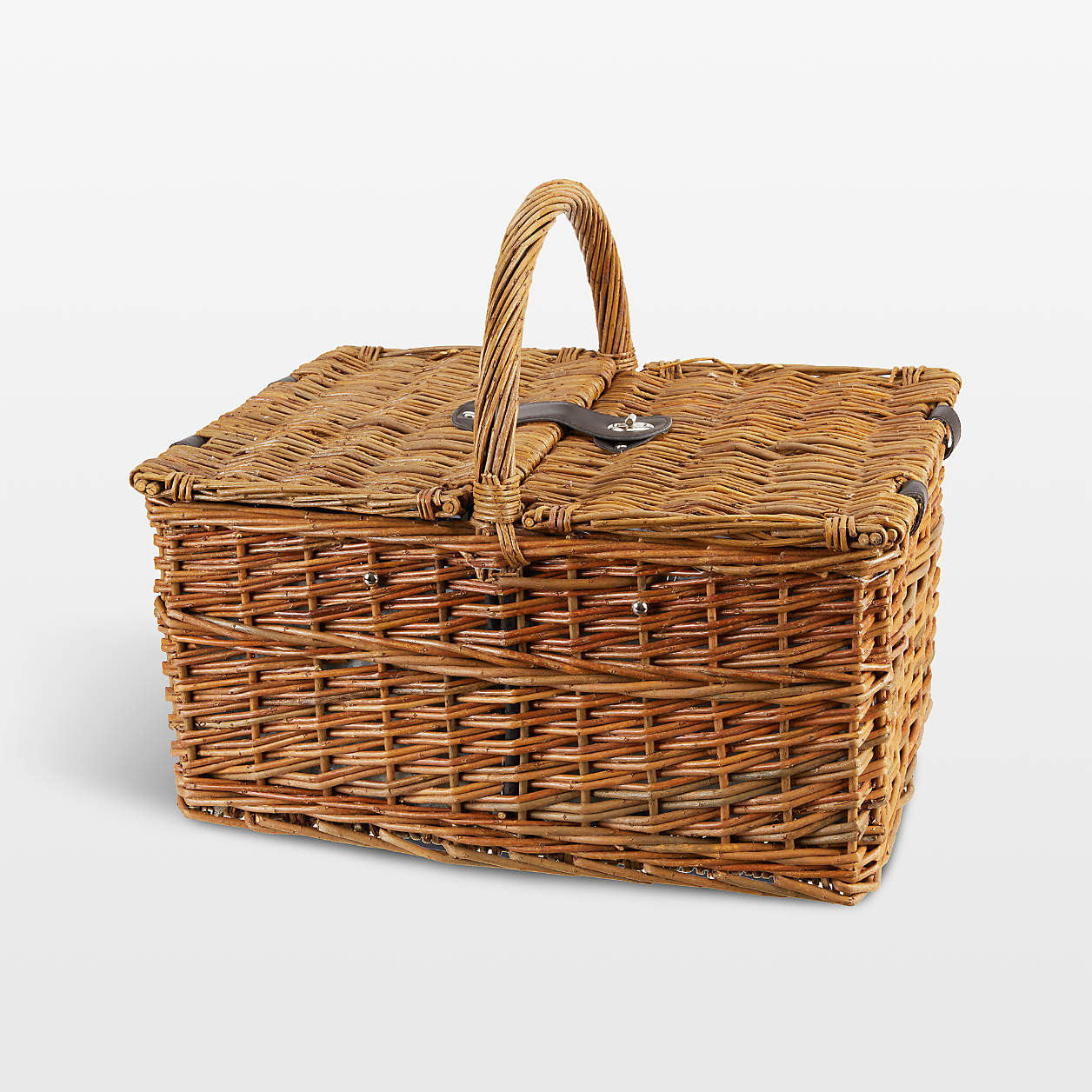 Cape Cod Wicker Picnic Basket by Twine + Reviews | Crate & Barrel | Crate & Barrel