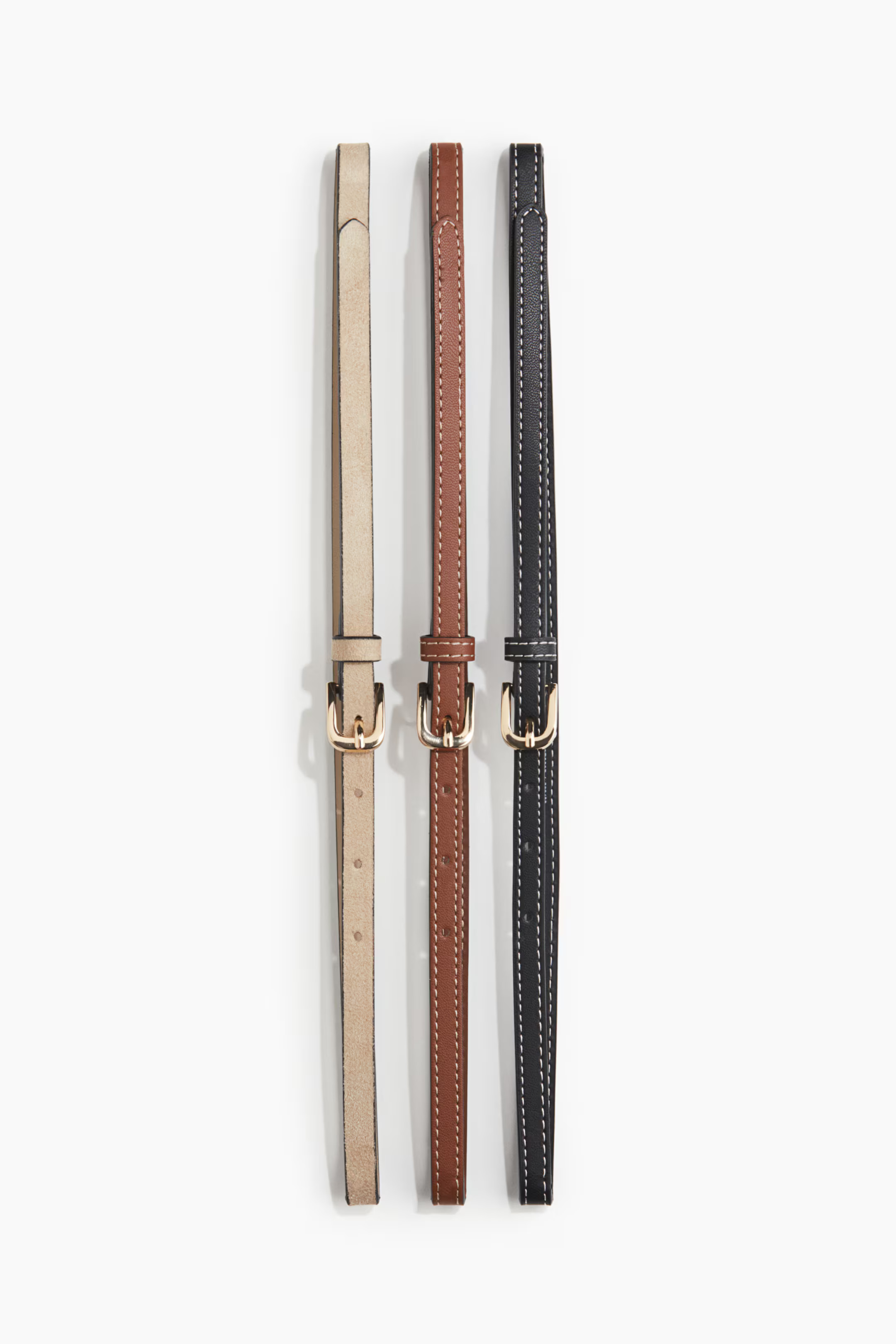 3-pack Belts | H&M (US + CA)