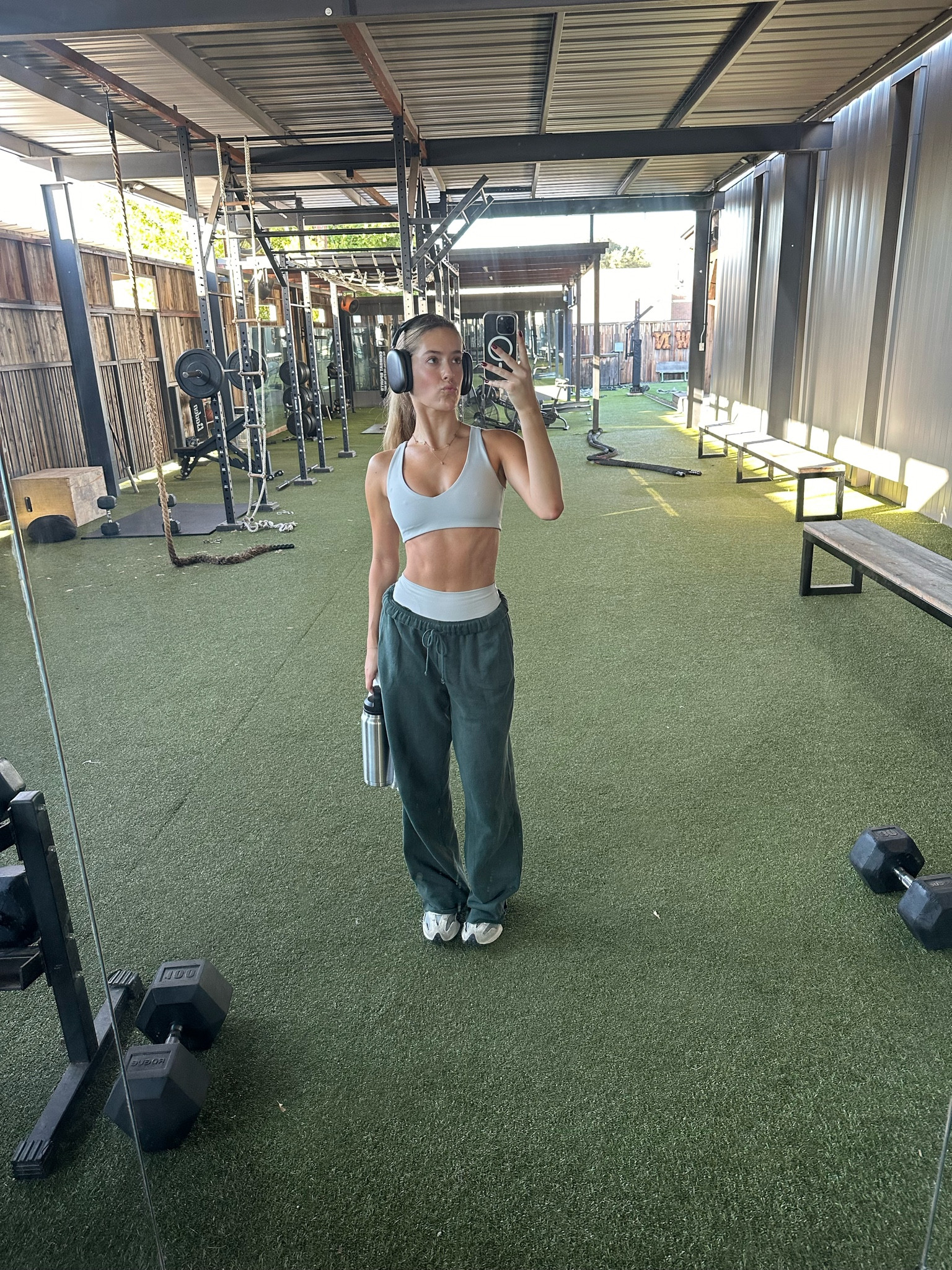 Todays gym fit 🤍💚

#LTKFitness #LTKActive