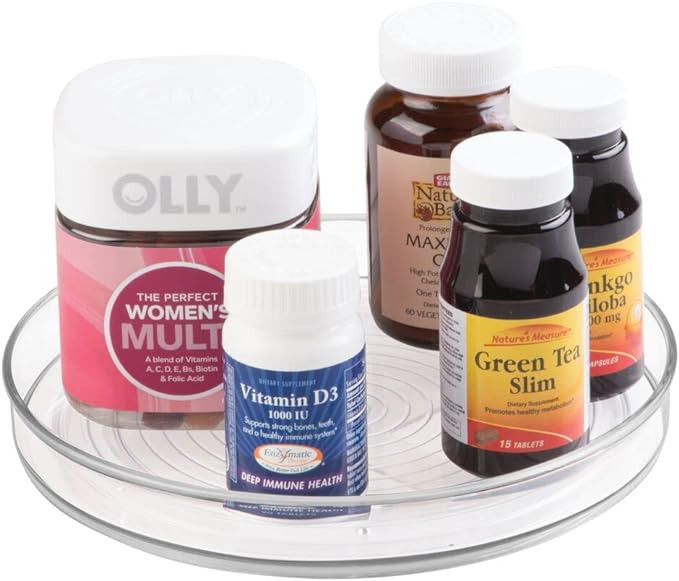 iDesign Recycled Plastic Lazy Susan Turntable Organizer Pantry, Bathroom, General Storage and Mor... | Amazon (US)
