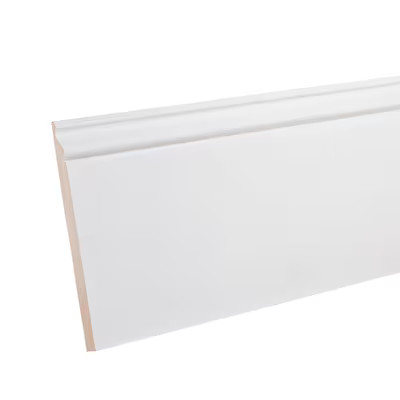 ReliaBilt  15/32-in x 7.25-in x 8-ft Primed MDF Baseboard Moulding | Lowe's