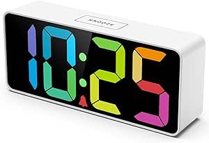 7.5 Inches Large Digital Alarm Clock for Seniors & Kids, 0-100% Dimmable Display, USB Charging Po... | Amazon (US)