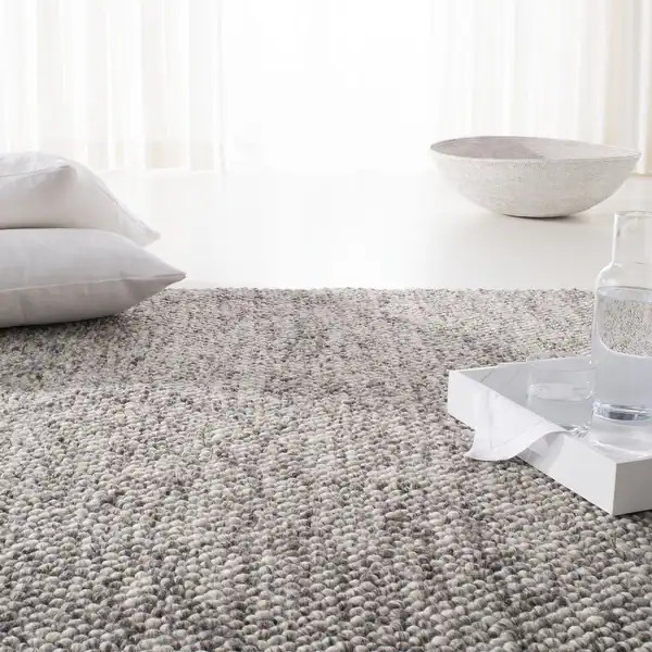 Lauren Ralph Lauren Handmade Carisbrooke Solid Wool Rug - 8' x 10' - Cream | Bed Bath & Beyond