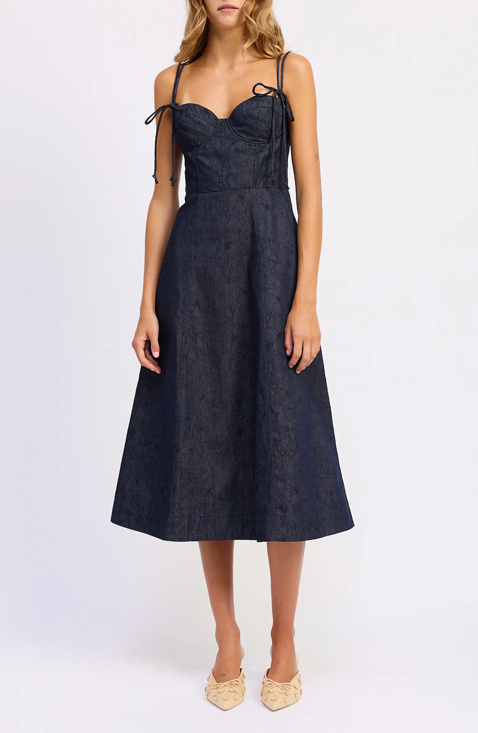 Darby Sweetheart Neck Midi Dress | Nordstrom