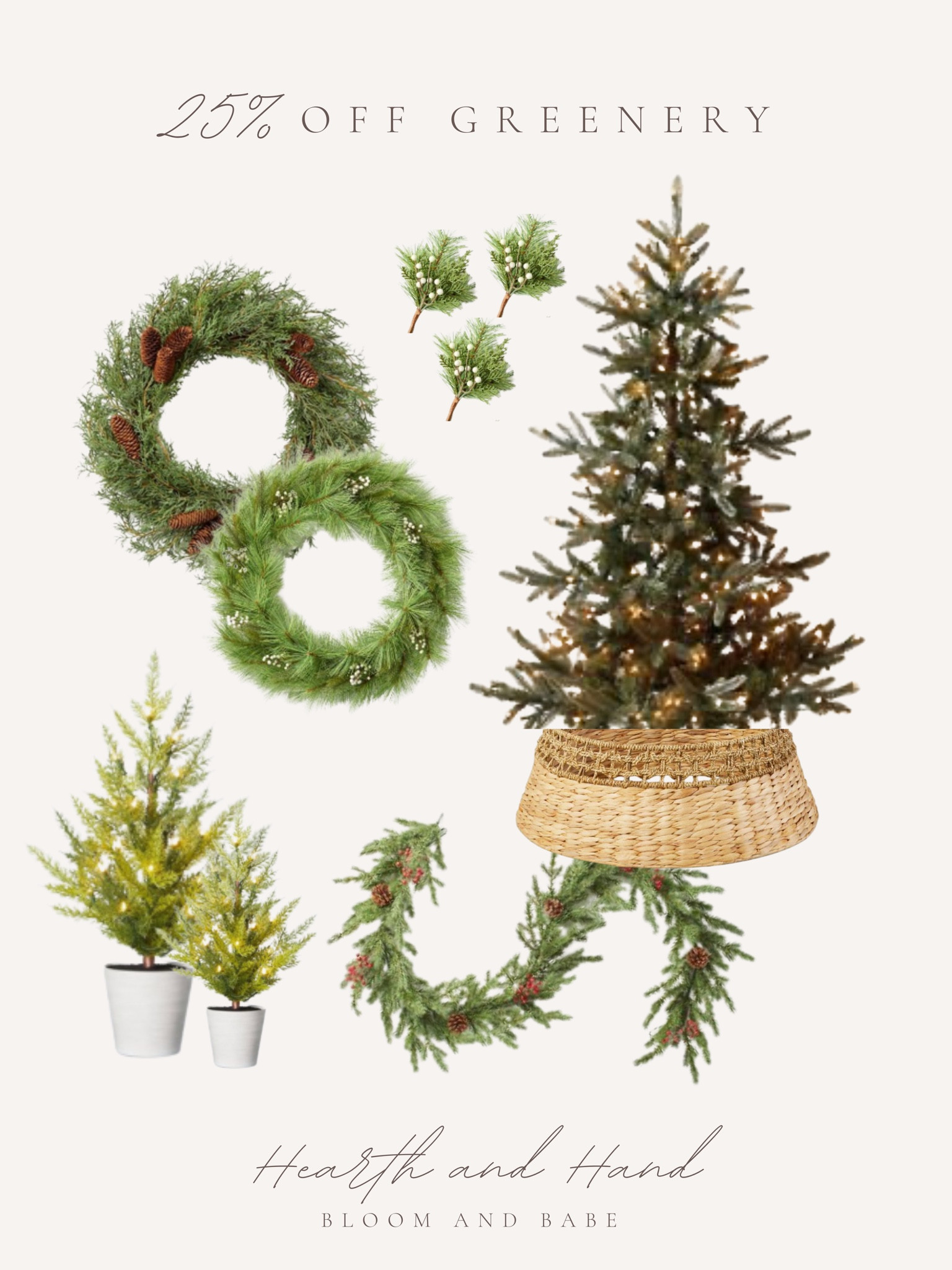 25% off all Hearth and Hand faux greenery! Today only! 

#LTKsalealert #LTKSeasonal #LTKHoliday