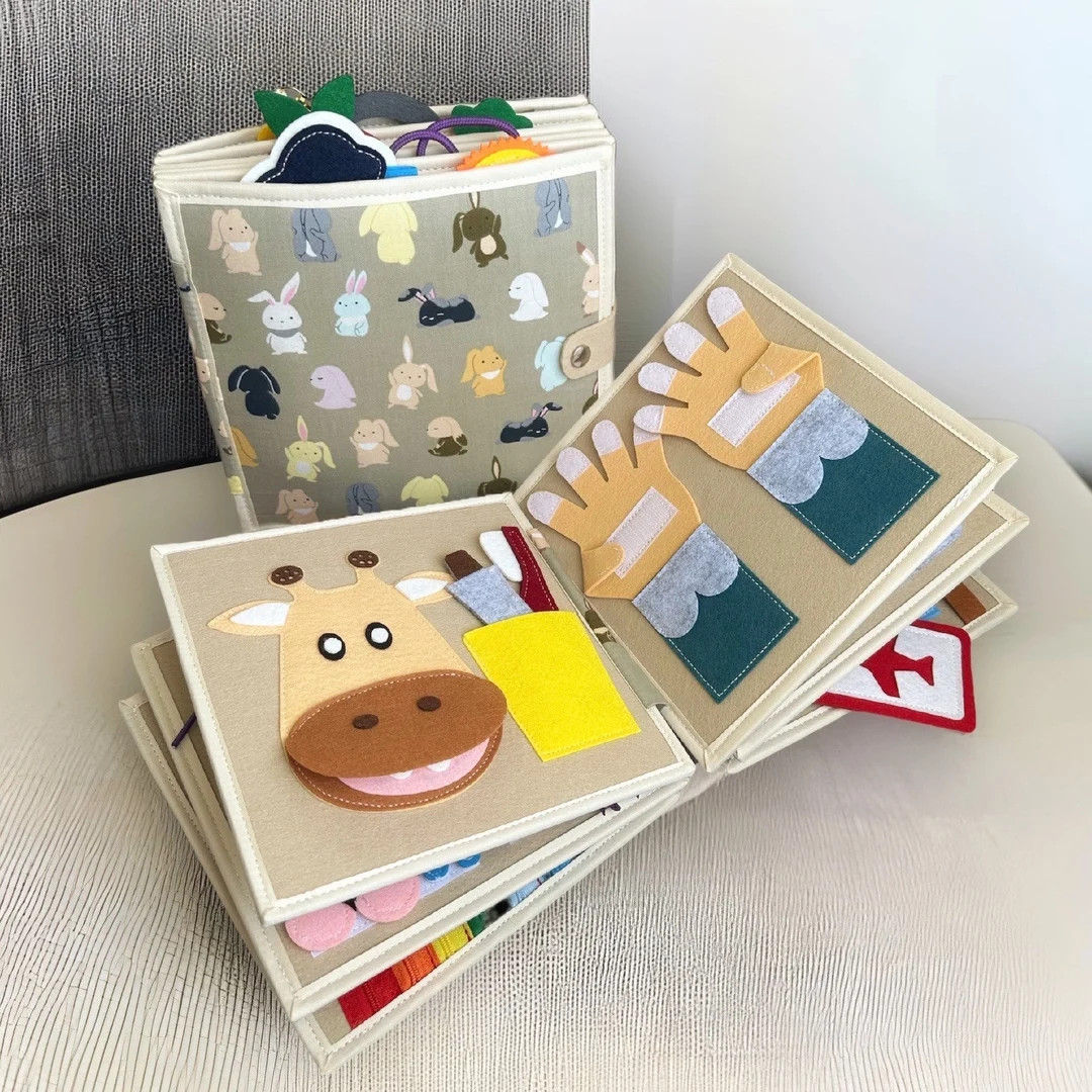 Montessori Busy Book | Top Quality Toddler Quiet Book | Activity Toy for Boys and Girls | Sensory... | Etsy (US)