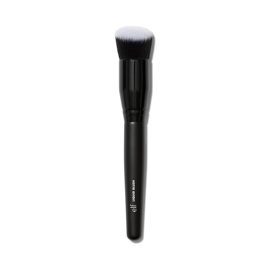 e.l.f. Camo Liquid Blush Brush, Angled Blush Brush Ideal For Applying & Blending Colors On Cheeks... | Amazon (US)