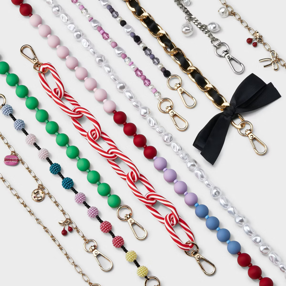 Candy Cane Accessory Phone Strap - A New Day™ Red/White | Target