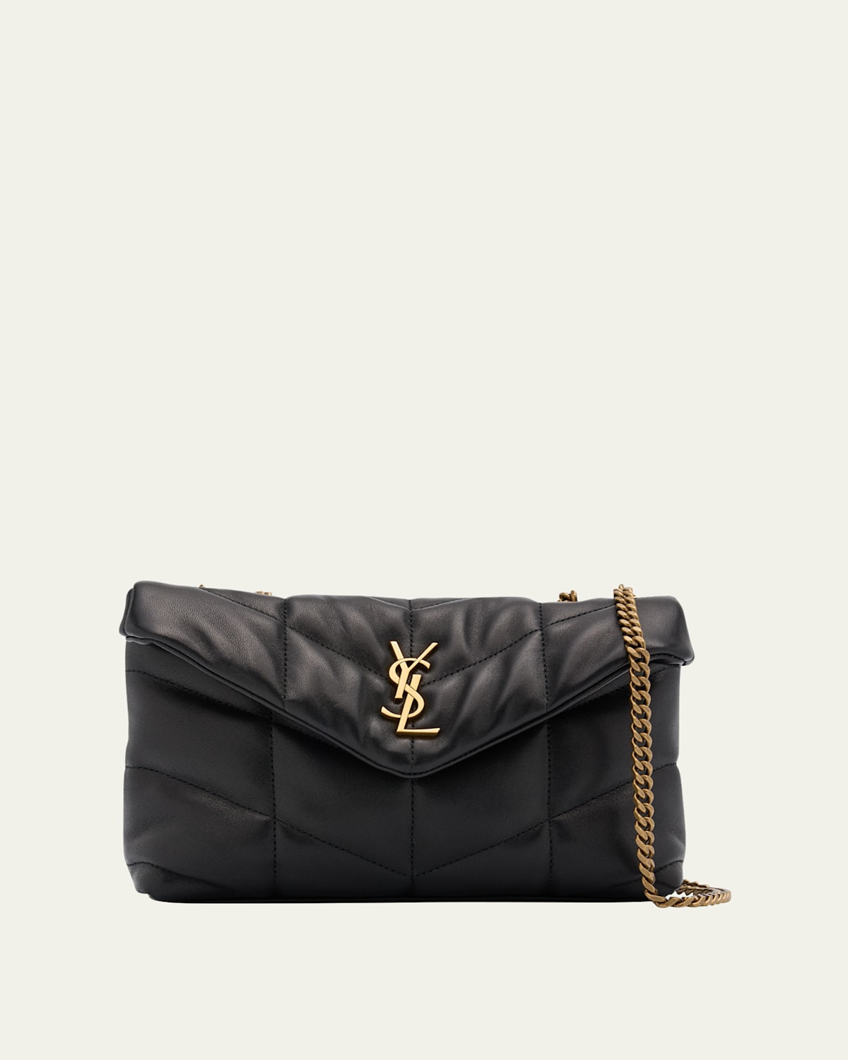 Lou Puffer Toy YSL Shoulder Bag in Quilted Leather | Bergdorf Goodman