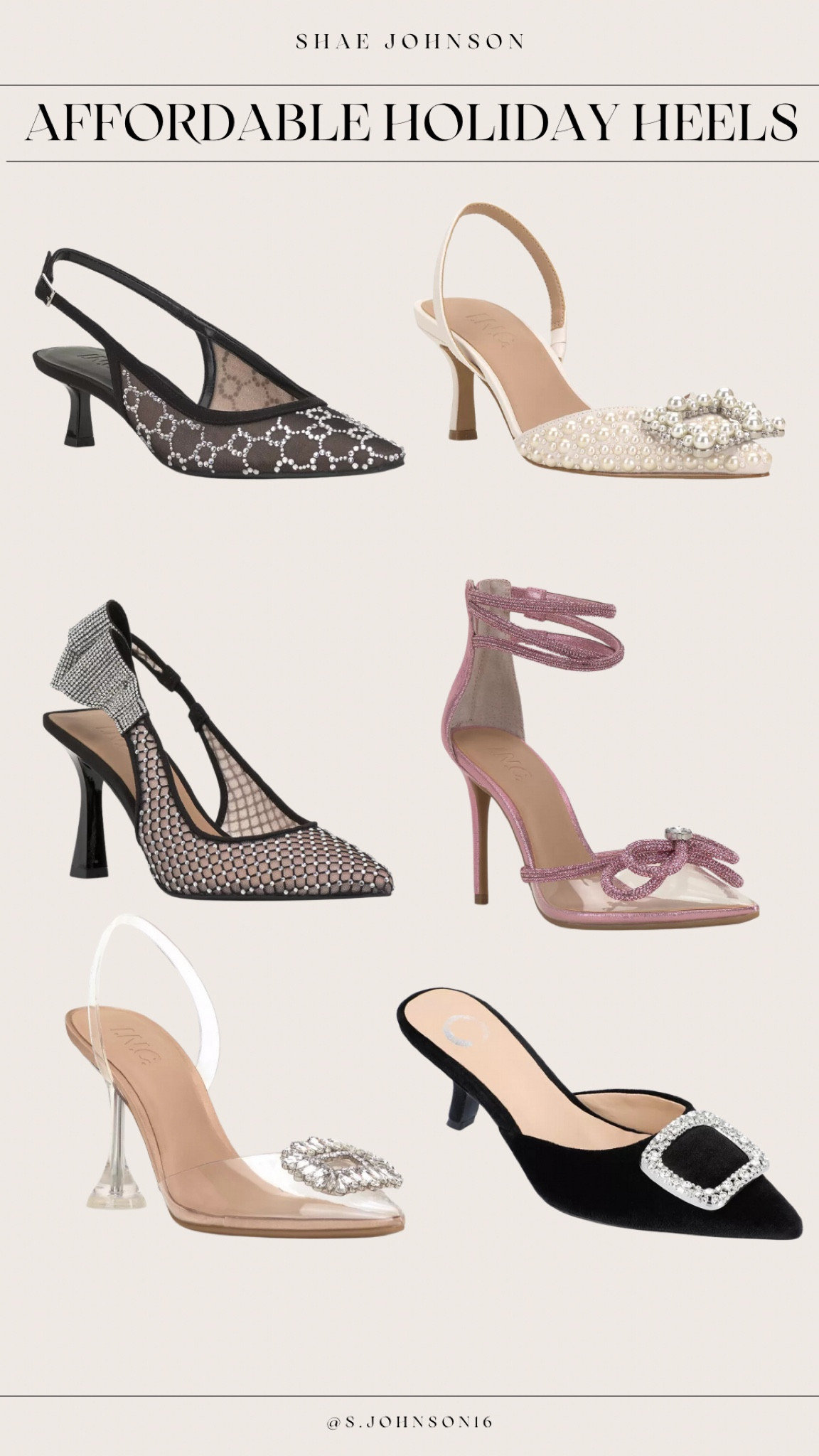 Affordable holiday heels- all on sale currently! Some are an extra 15% off  

#LTKshoecrush #LTKHoliday #LTKparties