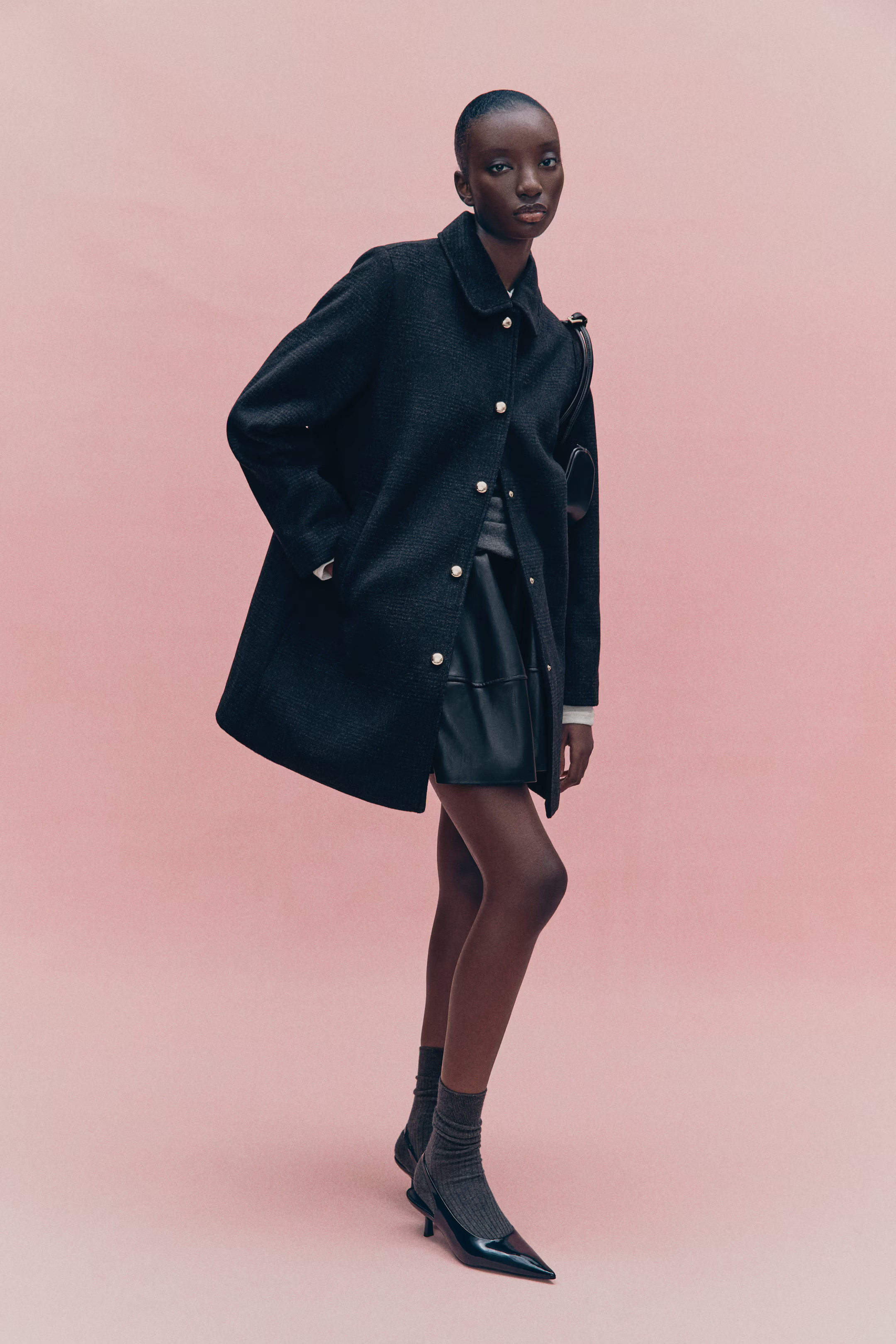 Wool-blend car coat | H&M (UK, MY, IN, SG, PH, TW, HK)