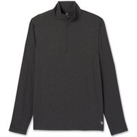 Vuori Ease Performance Half Zip Jacket 2.0 | Charcoal Heather | Medium | Vuori Clothing (US & Canada)