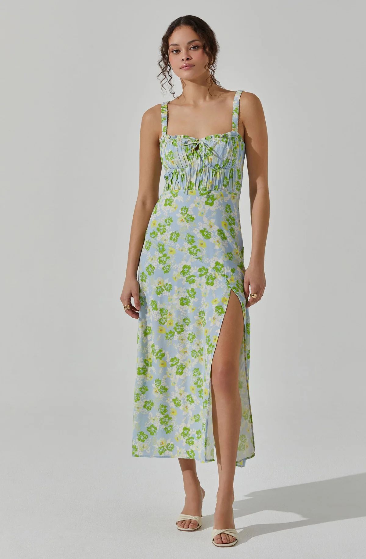 Elsie Floral Midi Dress | ASTR The Label (US)