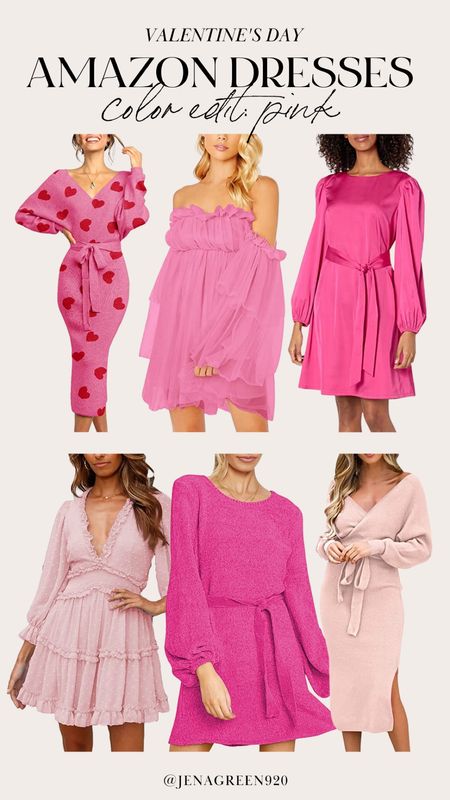 Amazon Pink Dresses | Amazon Valentines Day | Amazon Vday | Valentines Day Dresses 

#LTKunder50 #LTKSeasonal #LTKunder100
