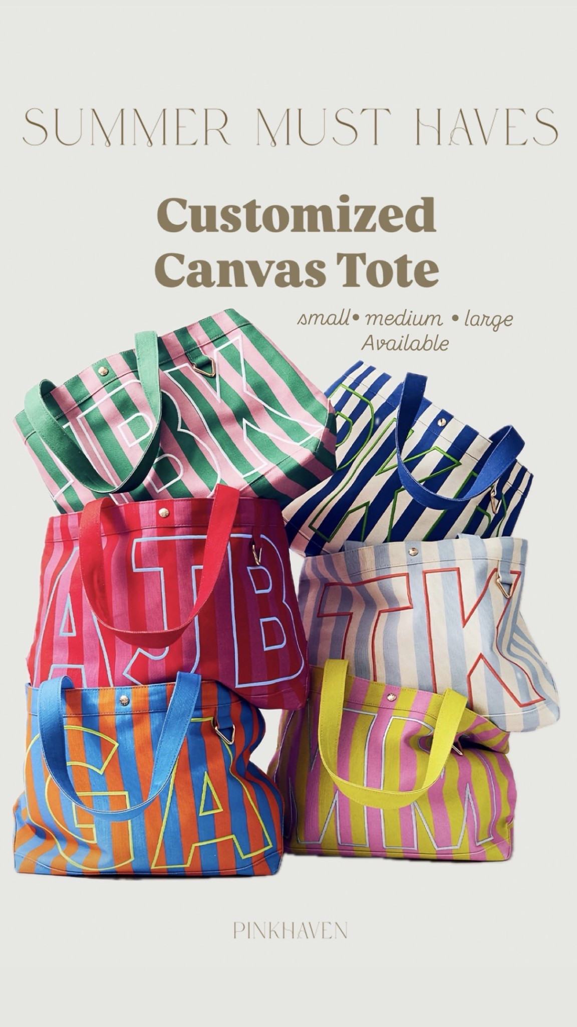 Customized canvas tote- great gift idea for her & a summer must have! 

#bag #personalized #beach #poolbag #giftidea #forger #womens #accessories #summer #spring 

#LTKSaleAlert #LTKOver40 #LTKU