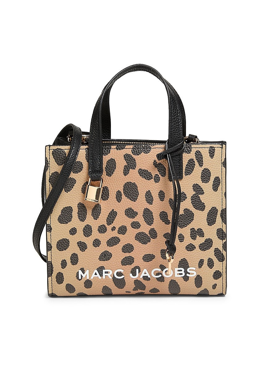 Marc Jacobs Women's Cheetah Print Leather Tote Bag - Black Multi | Saks Fifth Avenue OFF 5TH