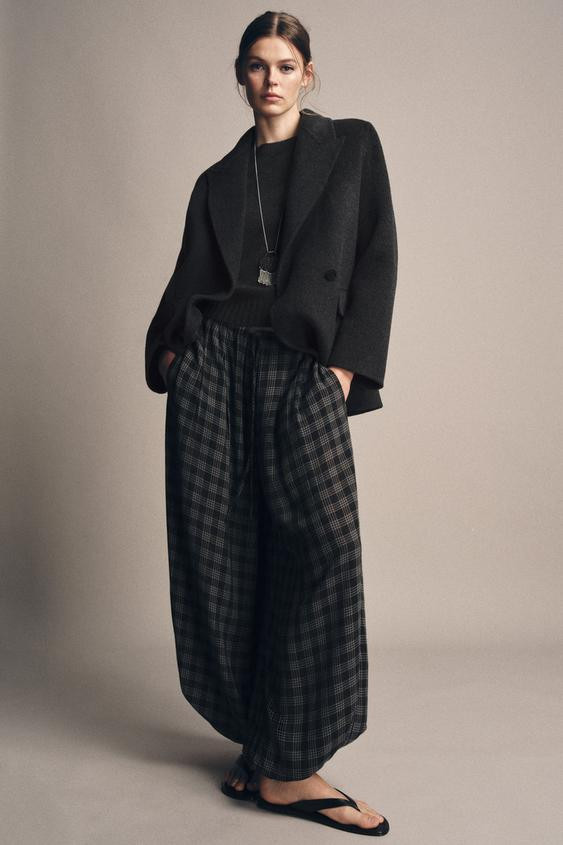 DOUBLE BREASTED WOOL BLEND BLAZER ZW COLLECTION | Zara US