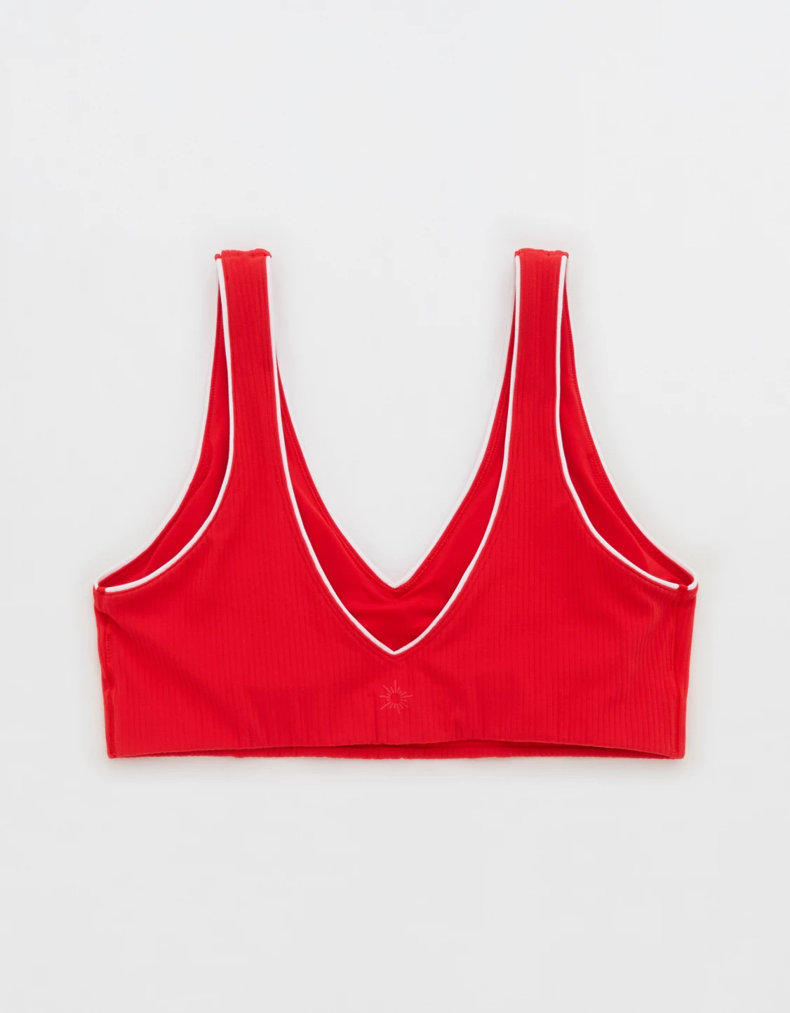 OFFLINE By Aerie Real Me XTRA Rib Piping Sports Bra | Aerie