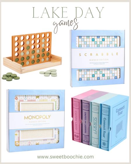 Games that are beautiful and fun! Classic games that are aesthetic and make great decor especially for a lake or beach house! 

Game room, playroom, kids games, family time, scrabble, monopoly 

#LTKfamily #LTKhome #LTKkids
