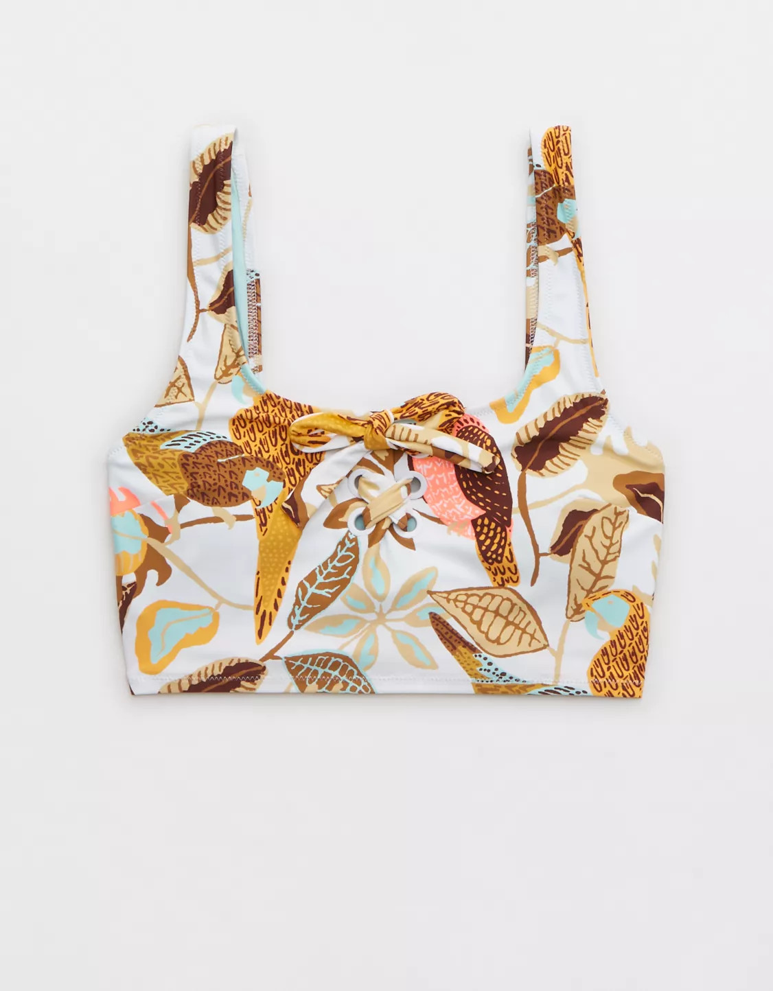 Aerie Grommet Longline Scoop Bikini Top | American Eagle Outfitters (US & CA)