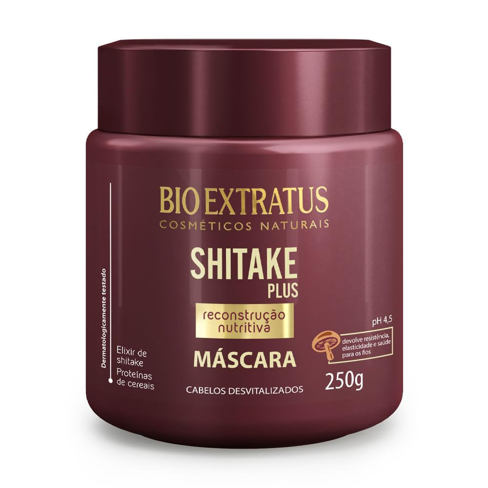Máscara Capilar Bio Extratus Shitake Plus 250g | Amazon (BR)