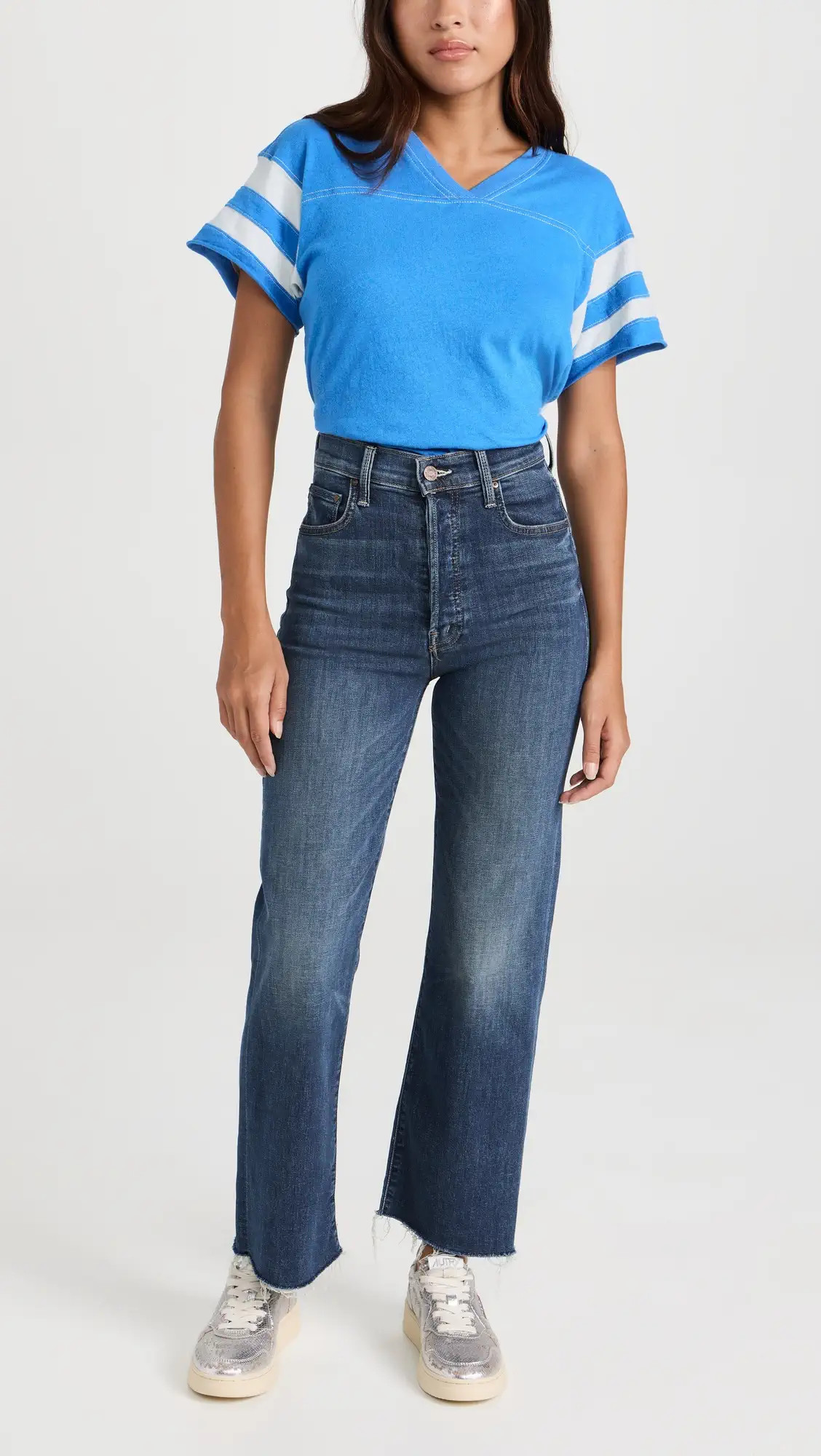 MOTHER The Rambler Ankle Fray Jeans | Shopbop | Shopbop